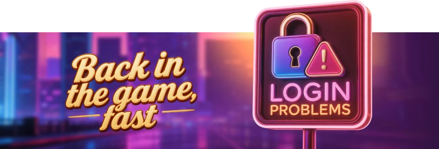 LuckyHills login problems